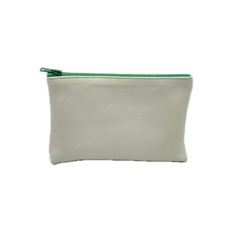 ZIP POUCH S White